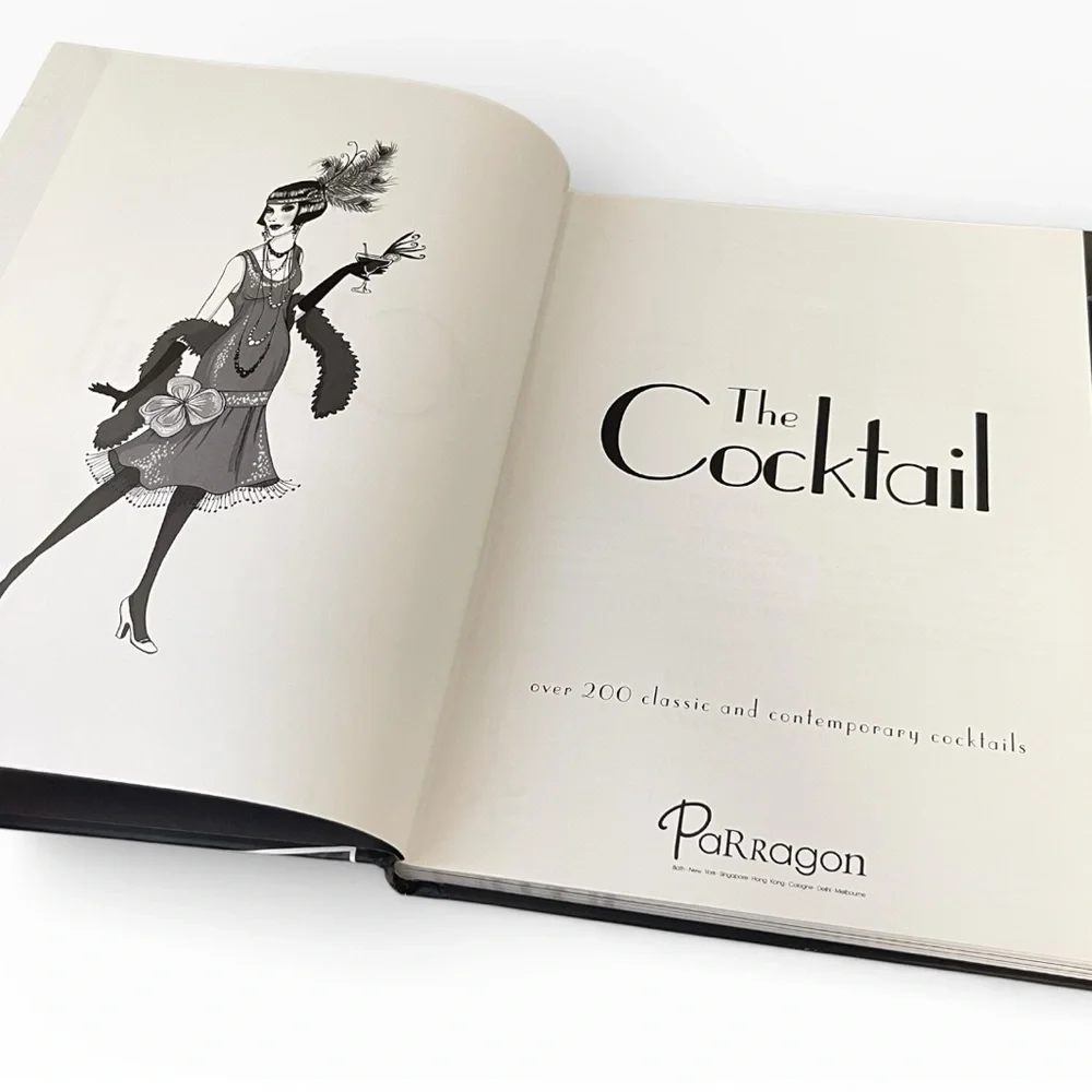 The Cocktail Hardcover Recipe Book 200+ Cocktails Mixology Bartending Home Guide